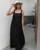 Vestido de Manga Listrada Roseli