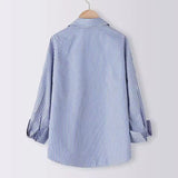 Blusa com Listras Azuis Valentina